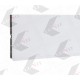 PVC soklovy profil 100 mm, leskla biela 3m