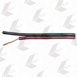 LED kabel 2x0,50 mm2, cierny-cerveny predaj na bm