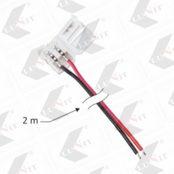 LED predlzovaci kabel so spojkou 08/bez koncovky, 200 cm