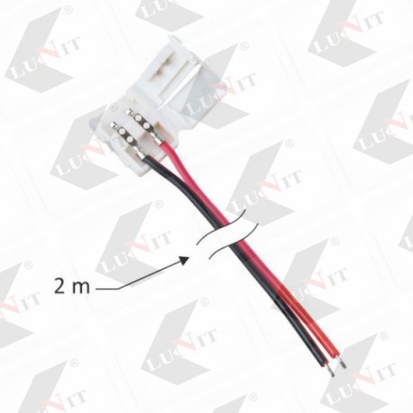 LED predlzovaci kabel so spojkou 10/bez koncovky, 200 cm